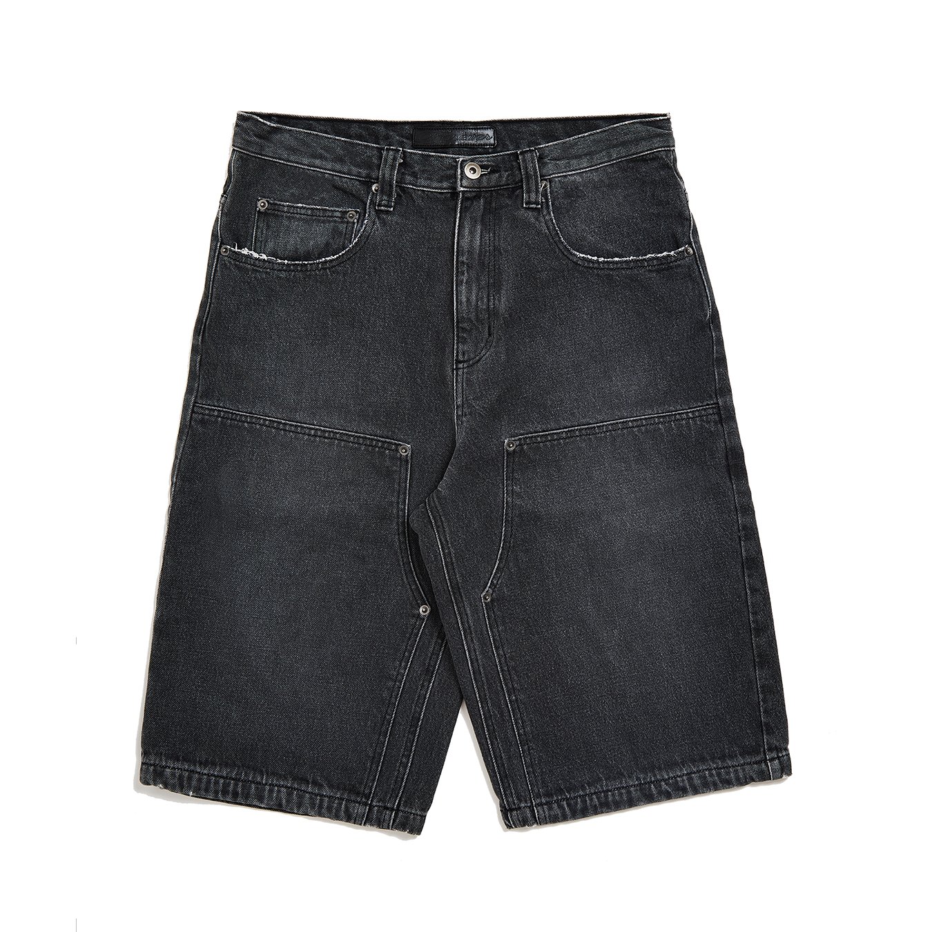 【KOOLOSET】Haas Double Knee Bermuda Denim Men's Denim Shorts | The Style Guru